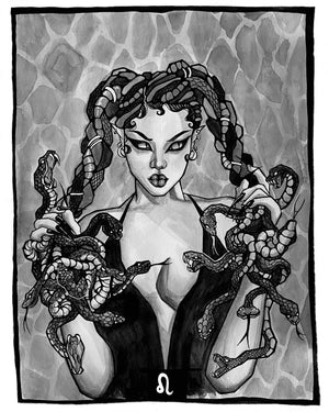 Leo Creatures 'Gorgon'  Fine Art Print