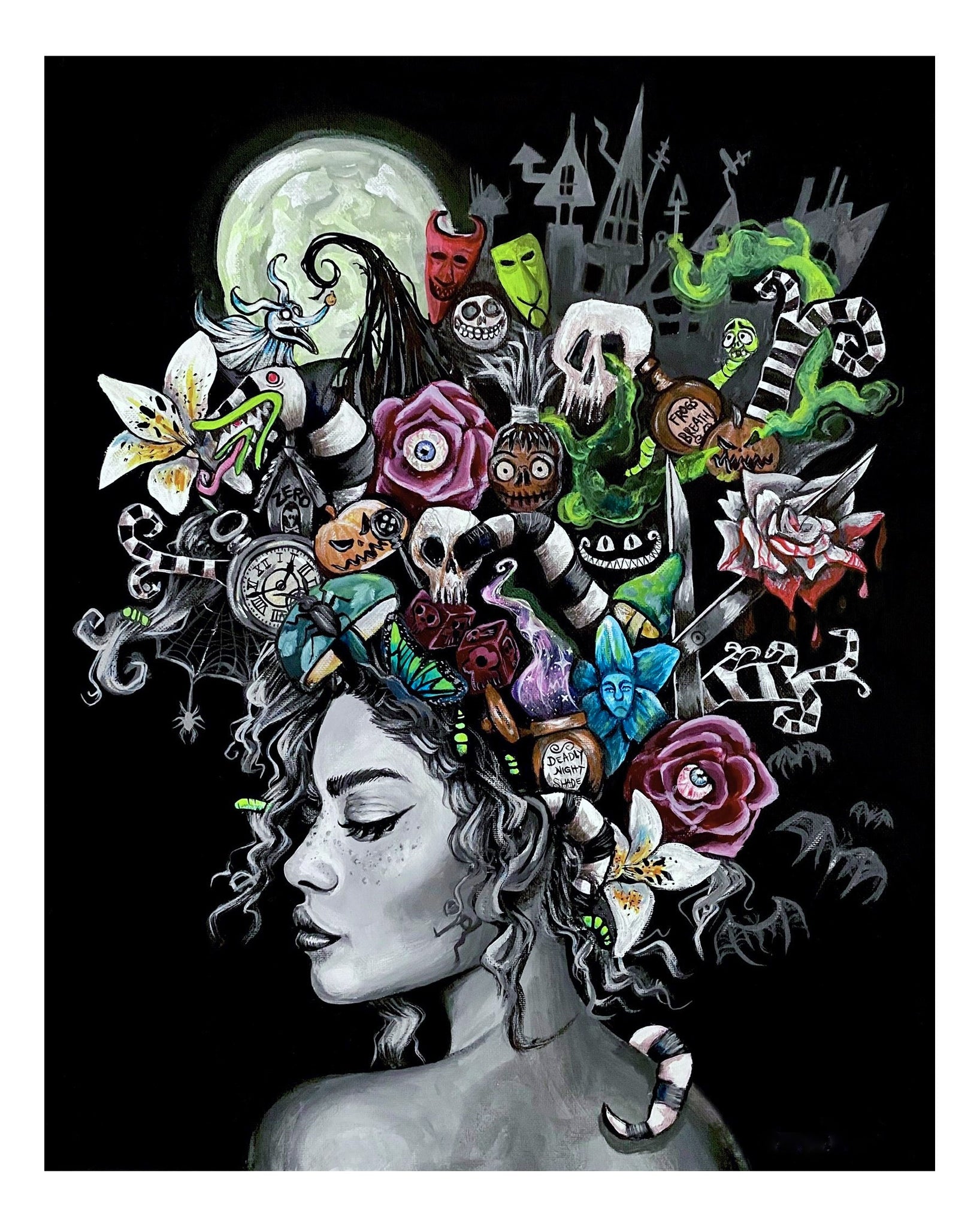 Mind On Burton Fine Art Print Moeai Art