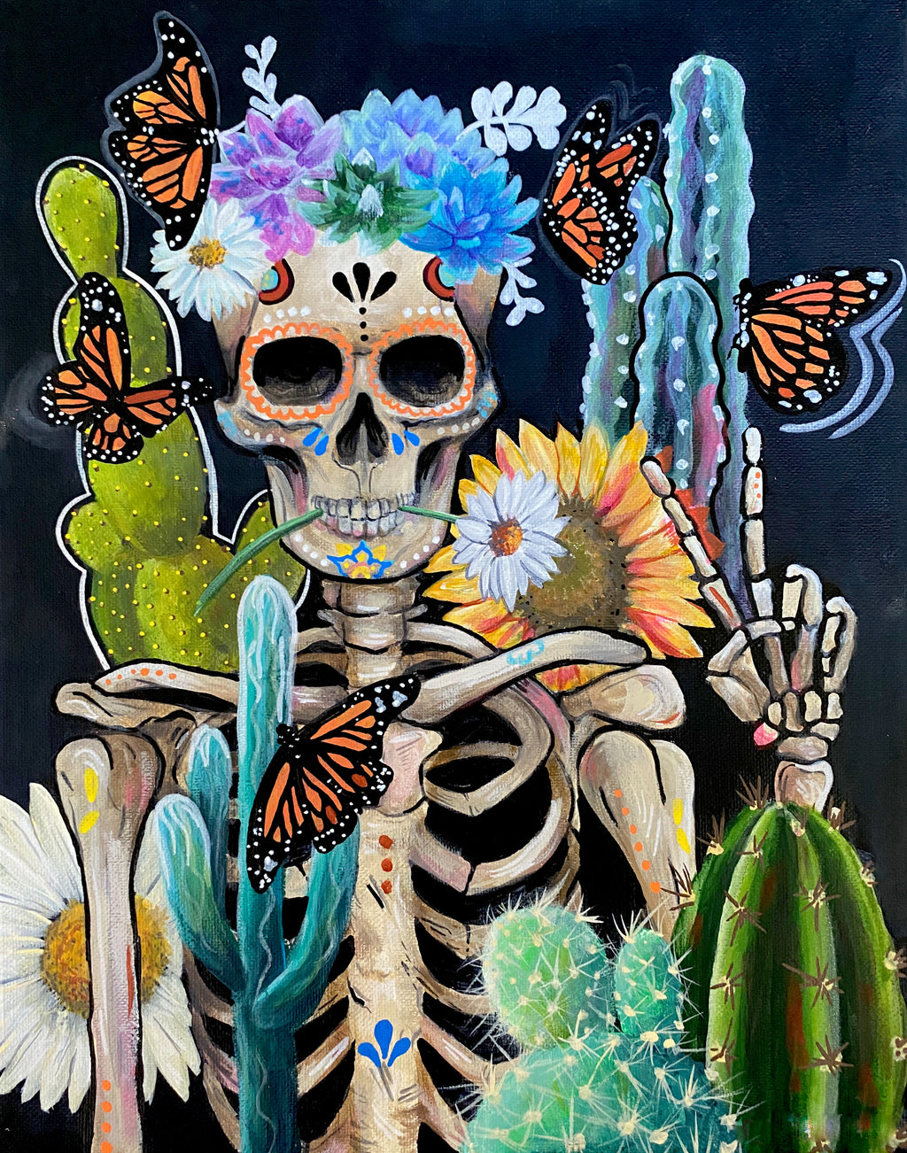 Mr. Skelly Fine Art Print